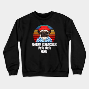 Sosial Distancing Champion Retro Crewneck Sweatshirt